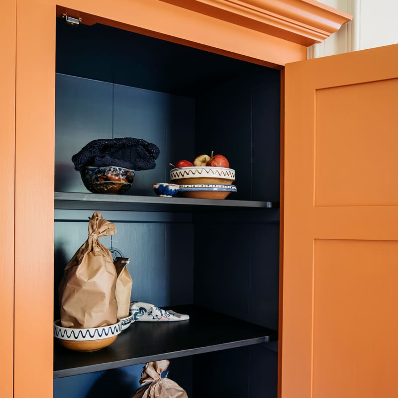 Bespoke Orange Cupboard